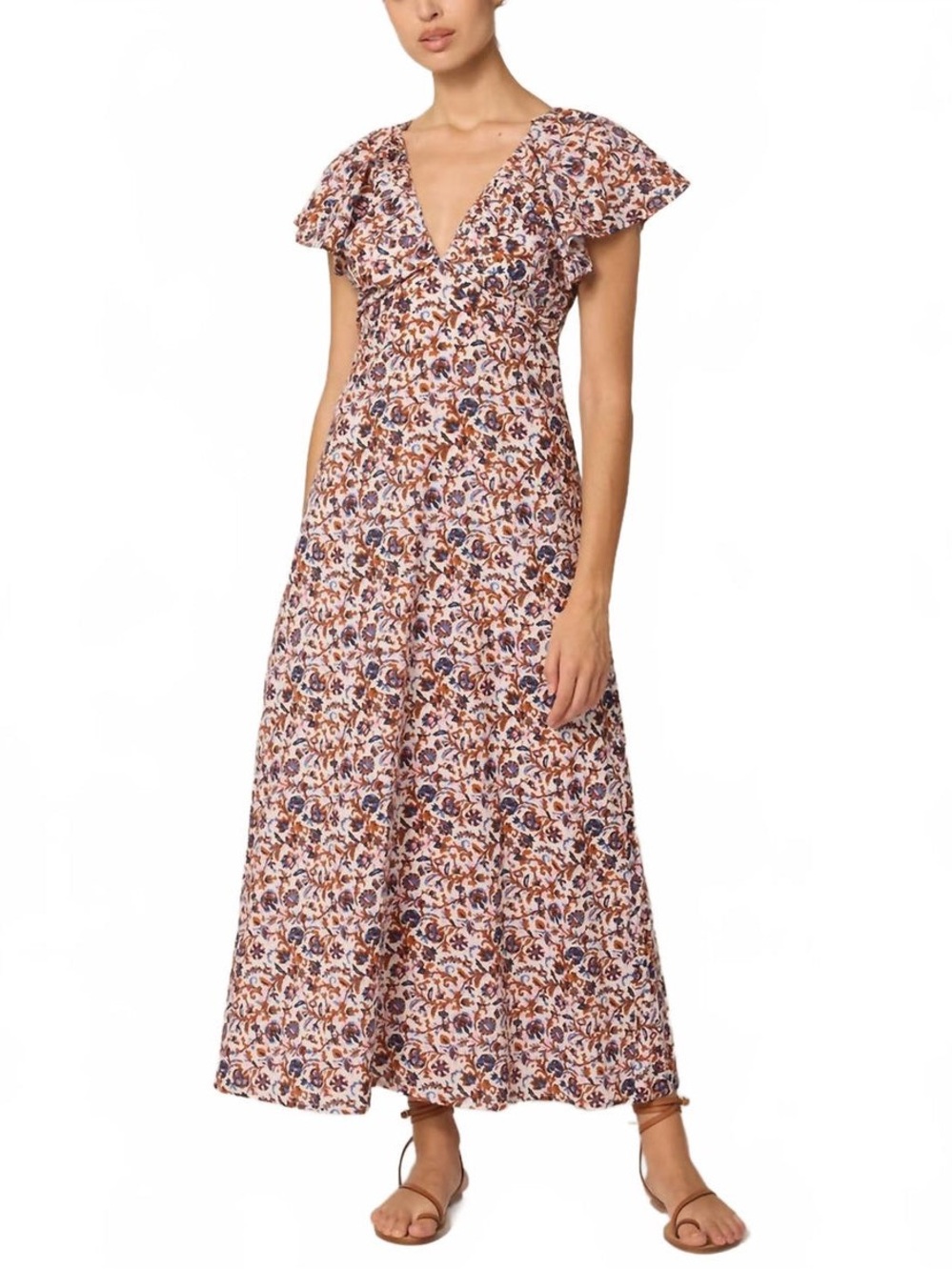 NWT Cleobella Briar Ankle Dress In Bellucci Print size Small